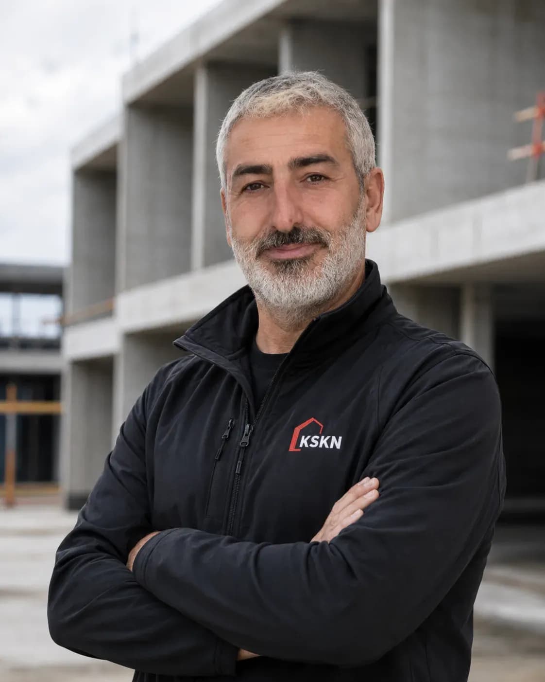 Portrait du père, chef de chantier chez KSKN.